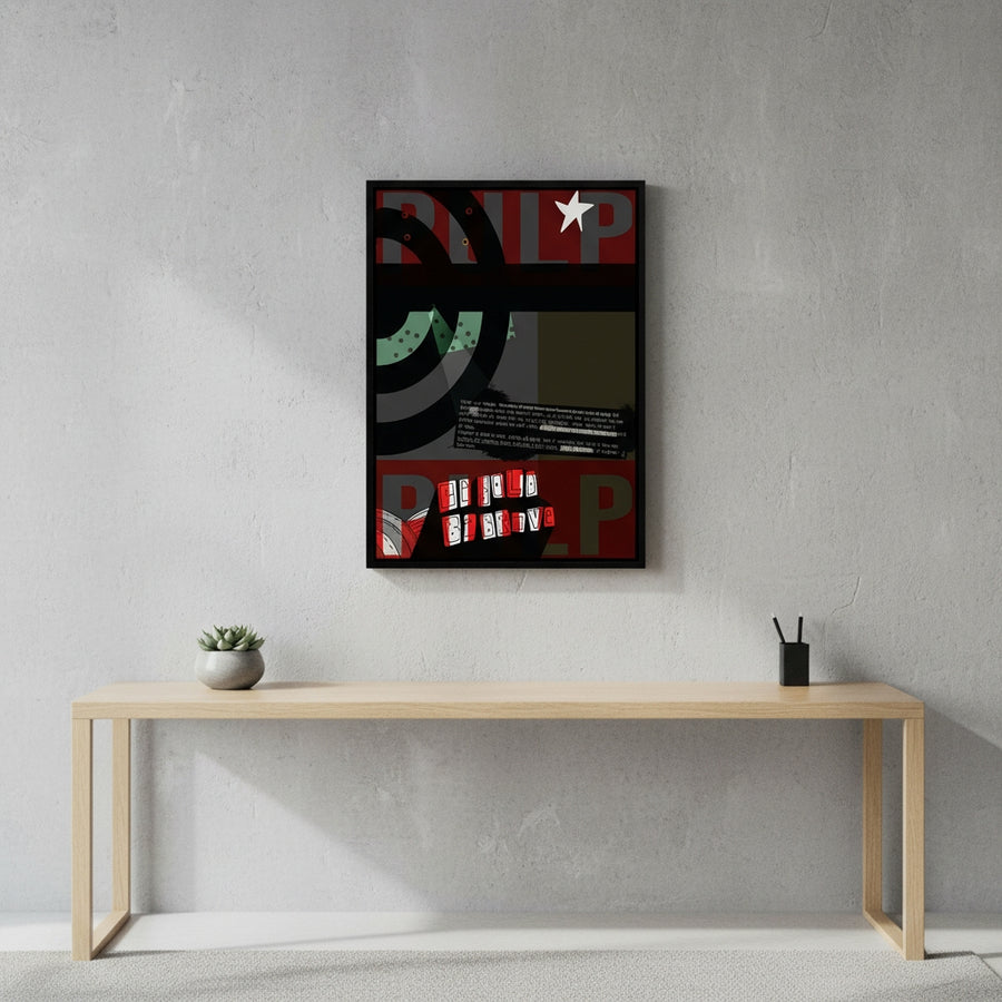 PULP ROUTE 66  | YW Float framed canvas