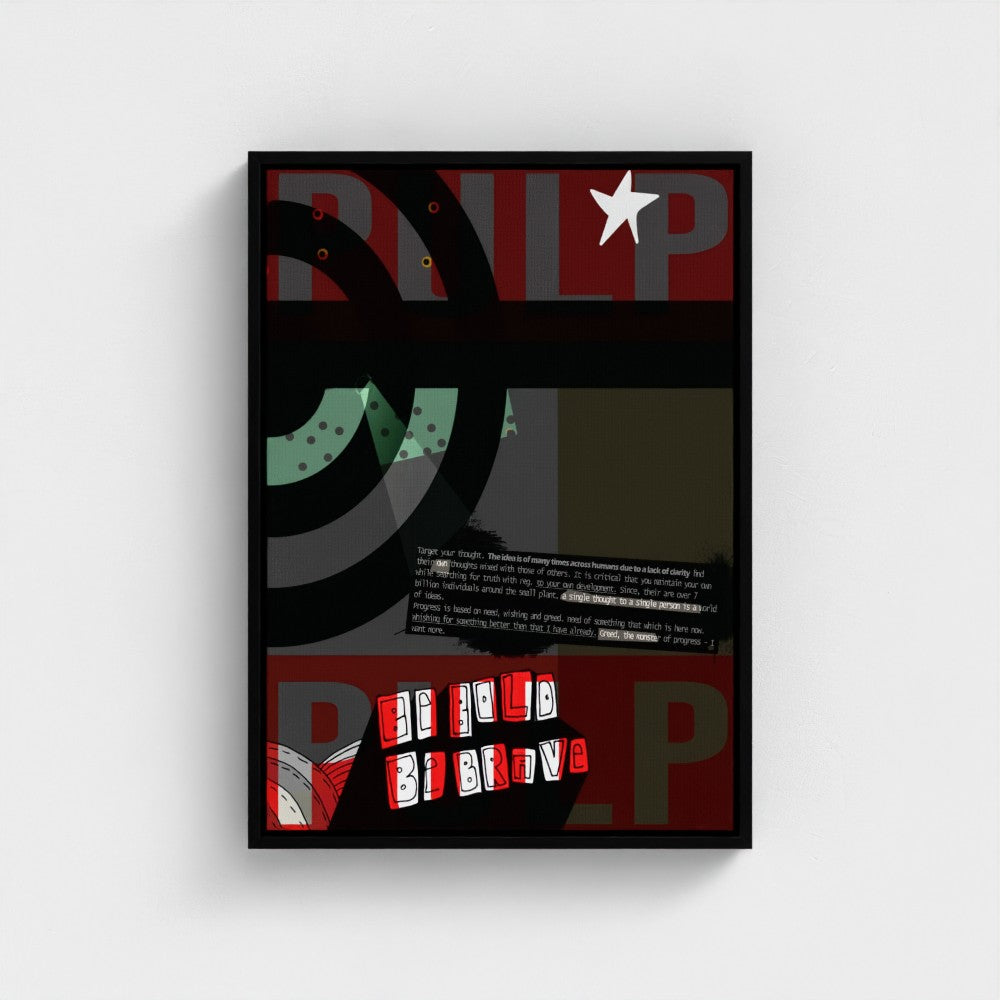 PULP ROUTE 66  | YW Float framed canvas