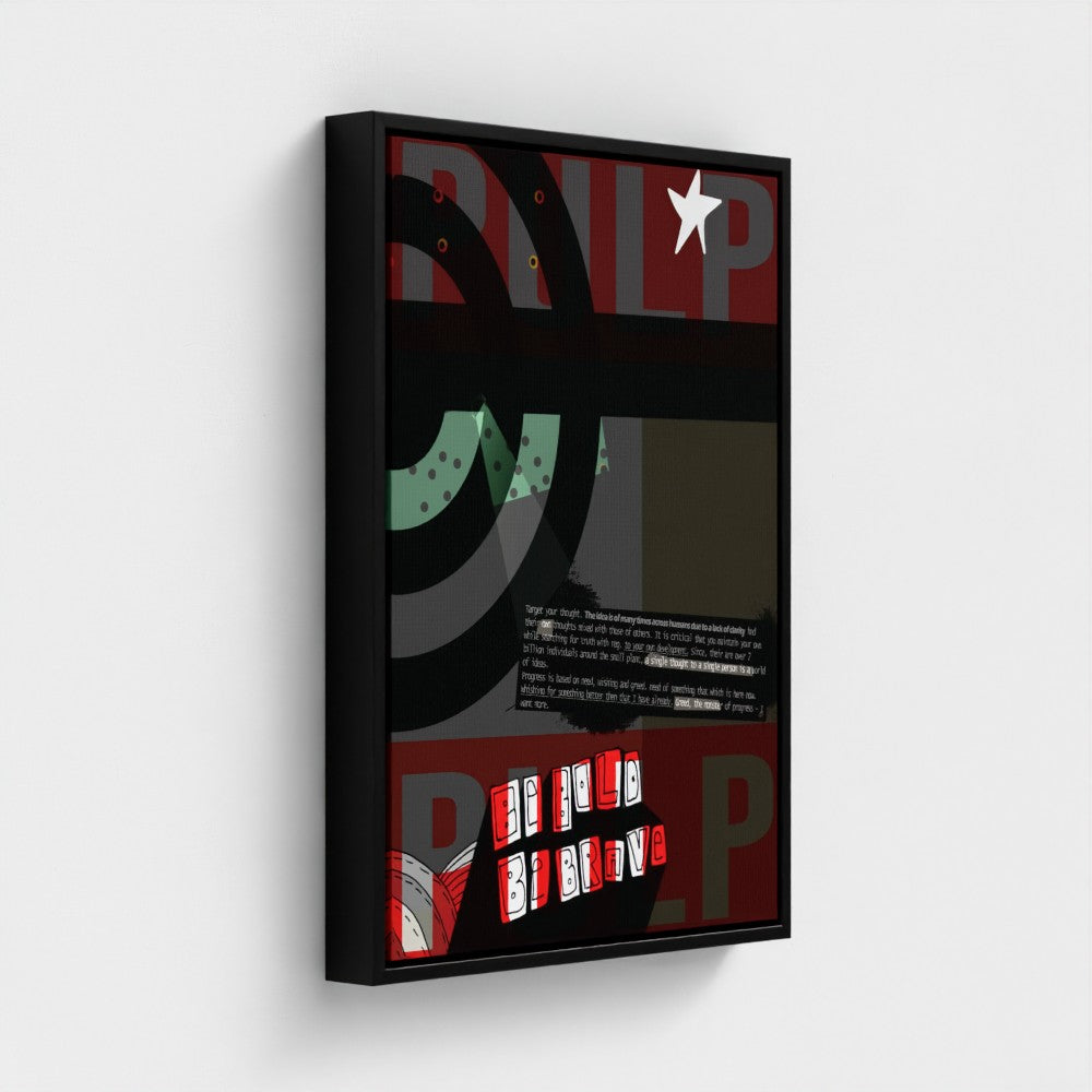 PULP ROUTE 66  | YW Float framed canvas