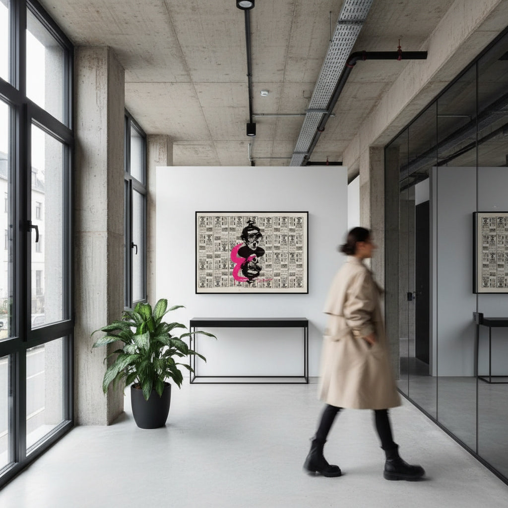 Boom Pon Chak   | YW Float framed canvas