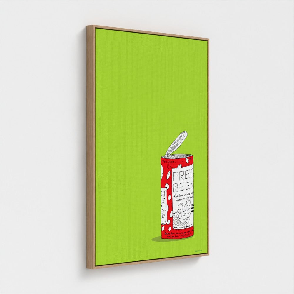Fresh Beens 1989 | YW Float framed canvas