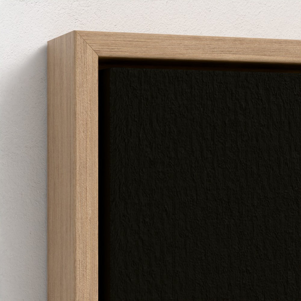 Crossroads 2 Black   | YW Float framed canvas