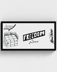 Freedom  | YW Horizontal Float framed canvas " Slider"