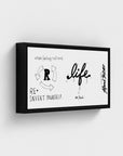 Life  | YW Horizontal Float framed canvas " Slider"