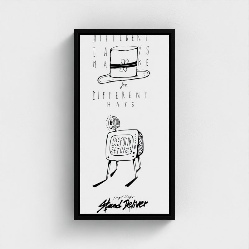 Daily Hats — limited-edition art print by Yagil Weiler