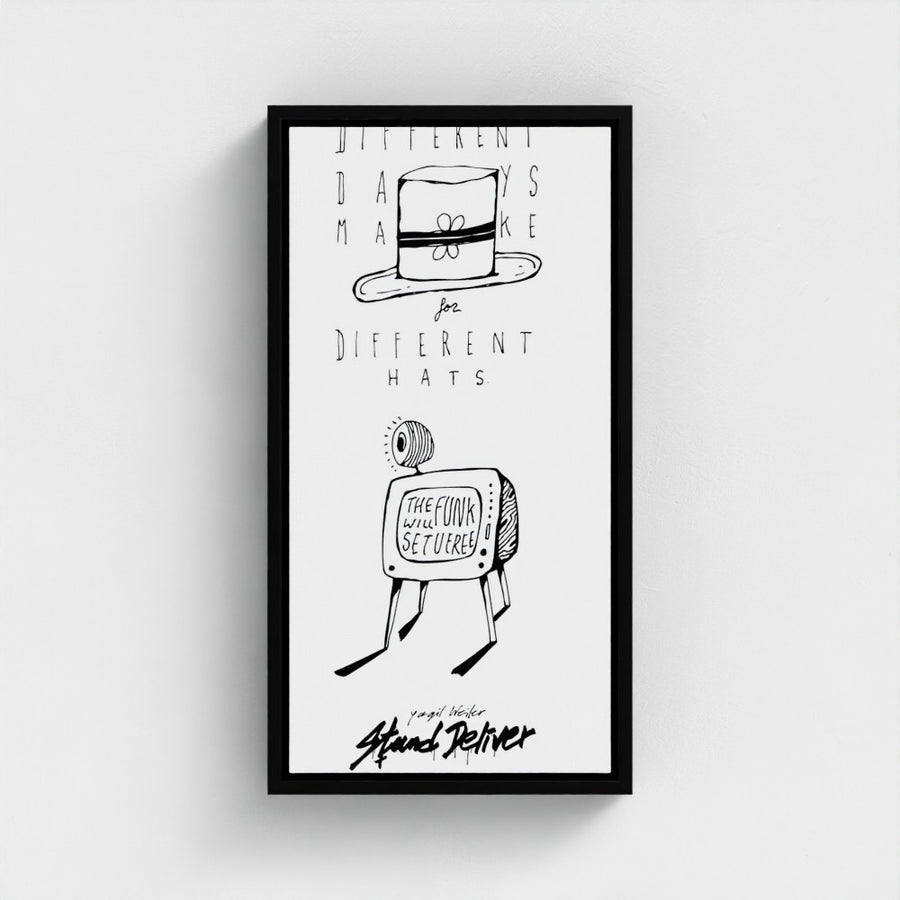 Daily Hats — limited-edition art print by Yagil Weiler