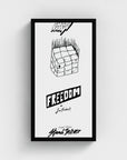 Freedom | YW Float framed canvas " Slider"