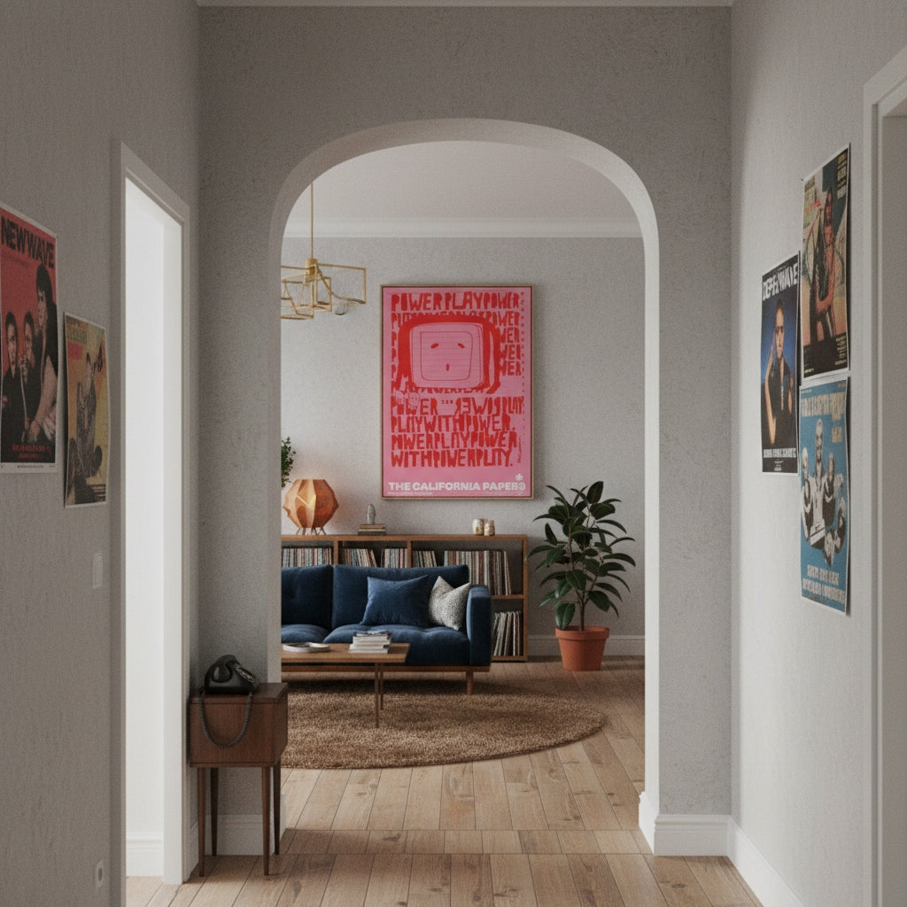 PowerPlay - California Papers   | YW Float framed canvas