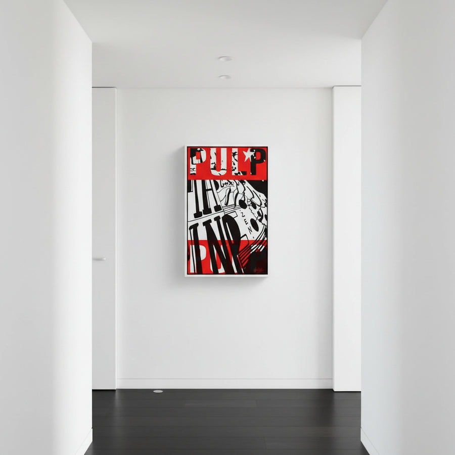 Pulp Zen | YW Float framed canvas