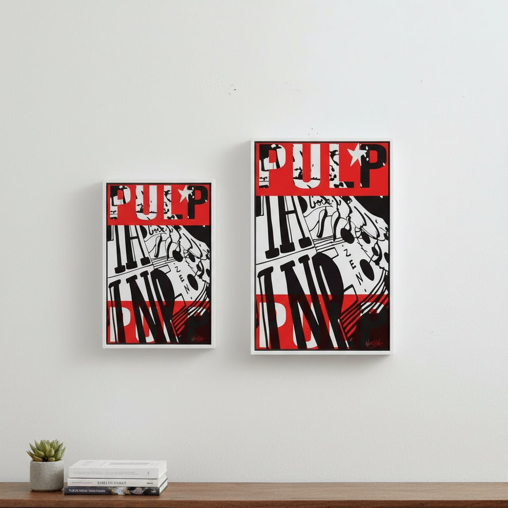 Pulp Zen | YW Float framed canvas