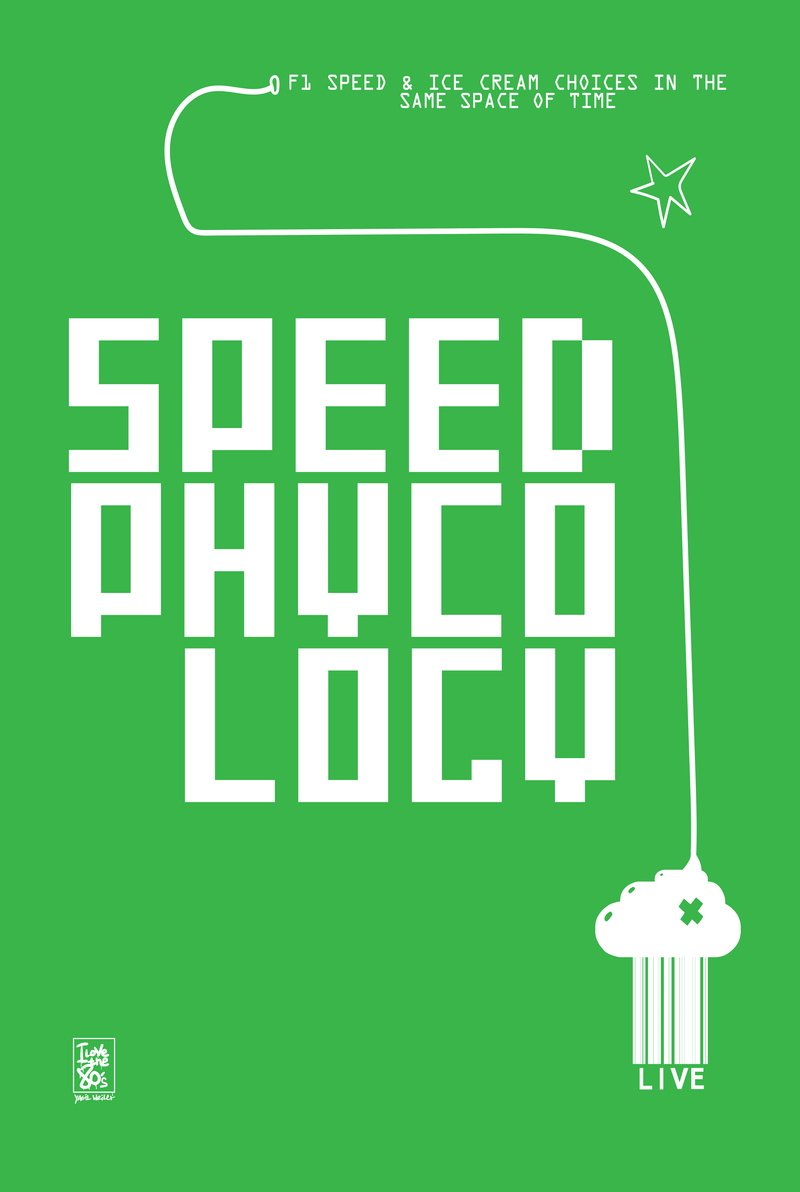 F1 Speed And Ice Creme — limited-edition art print by Yagil Weiler