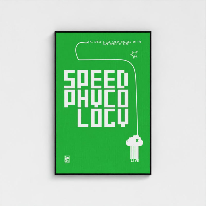 F1 Speed And Ice Creme — limited-edition art print by Yagil Weiler