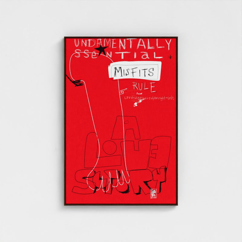 Misfits Under — limited-edition art print by Yagil Weiler