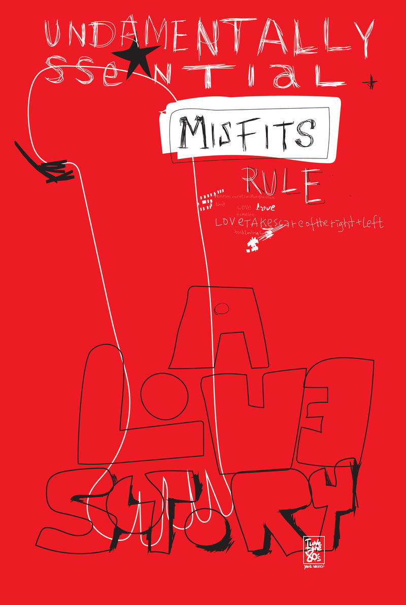 Misfits Under — limited-edition art print by Yagil Weiler