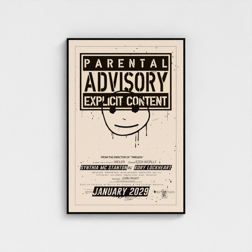 Parental Advisory  | Unframed