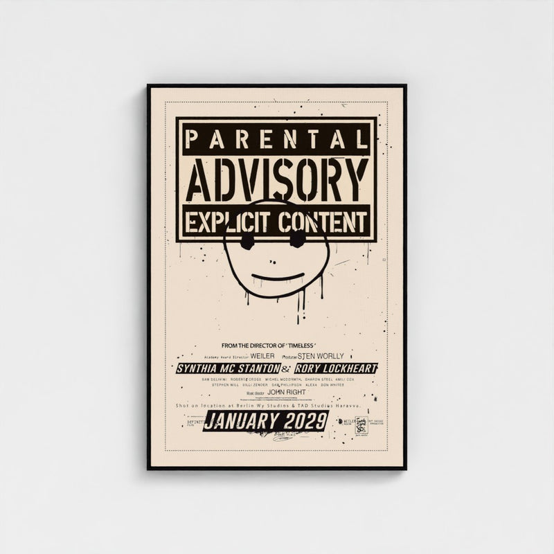Parental Advisory — limited-edition art print by Yagil Weiler