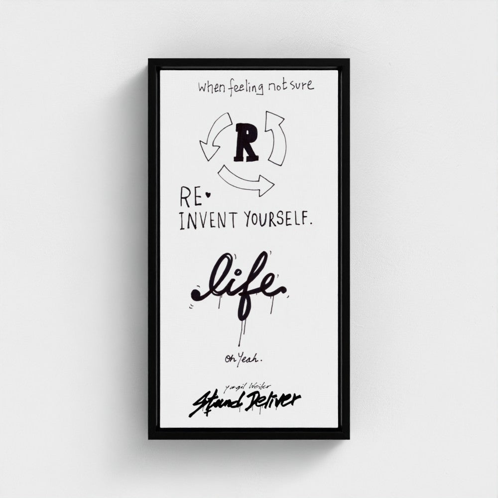 Life is the Journey | קנבס ממוסגר של YW Float "Slider"