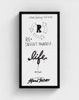 Life is the Journey | YW Float framed canvas " Slider"