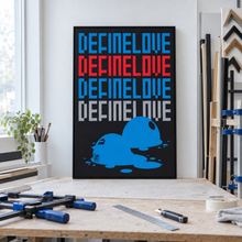 Define Love by Yagil Weiler | Studio Edition 100 × 150 cm | in the framing workshop