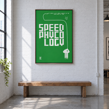 F1 Speed And Ice Creme by Yagil Weiler | Studio Edition 100 × 150 cm | in a white-brick gallery loft