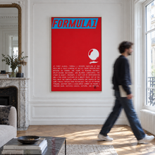 F1 by Yagil Weiler | Studio Edition 100 × 150 cm | in a Paris Haussmann salon