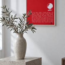 F1 by Yagil Weiler | Studio Edition float framed canvas | still life with a ceramic vase of olive branches
