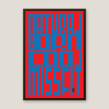 Natural Born Misfits by Yagil Weiler | Studio Edition 100 × 150 cm float framed canvas, dark brown wood | product view