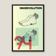 Nikiiievolution by Yagil Weiler | Studio Edition 100 × 150 cm float framed canvas, natural wood, black finish | product view
