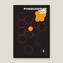 Phycology Over Speed by Yagil Weiler | Studio Edition 100 × 150 cm float framed canvas, natural wood, black finish | product view