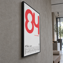 STAR EATIN' SPOON by Yagil Weiler | Studio Edition float framed canvas | side view on a clay-plaster spa wall