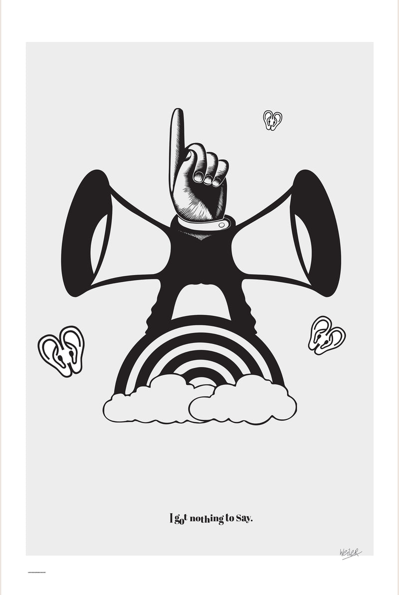 TV Man Got Nothing To Say — Do As I Say Not As I Do | Unframed
