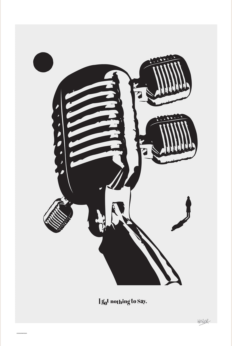TV Man Got Nothing To Say — Volume As I Flow Up The River To Rome | Unframed